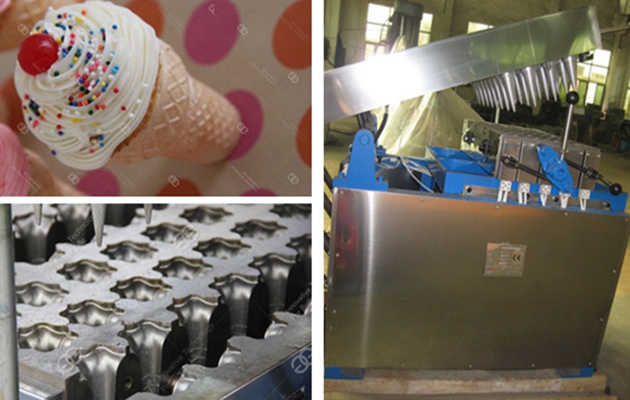 Semi-automatic Ice Cream Cone Making Machine