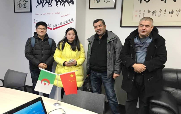 Algerian Customers Visited Our Company 